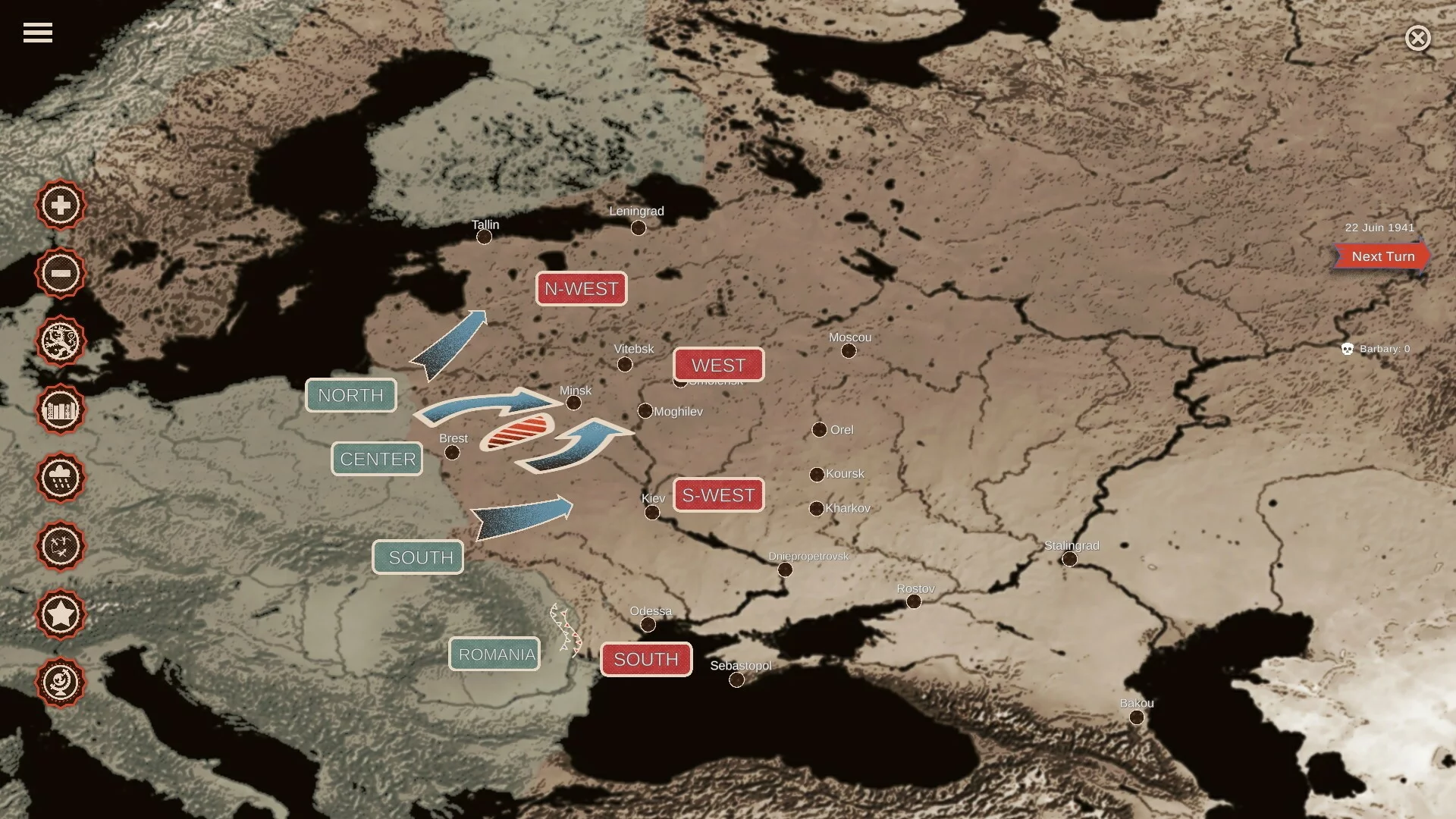 Изображение игры: Cauldrons of War - Barbarossa