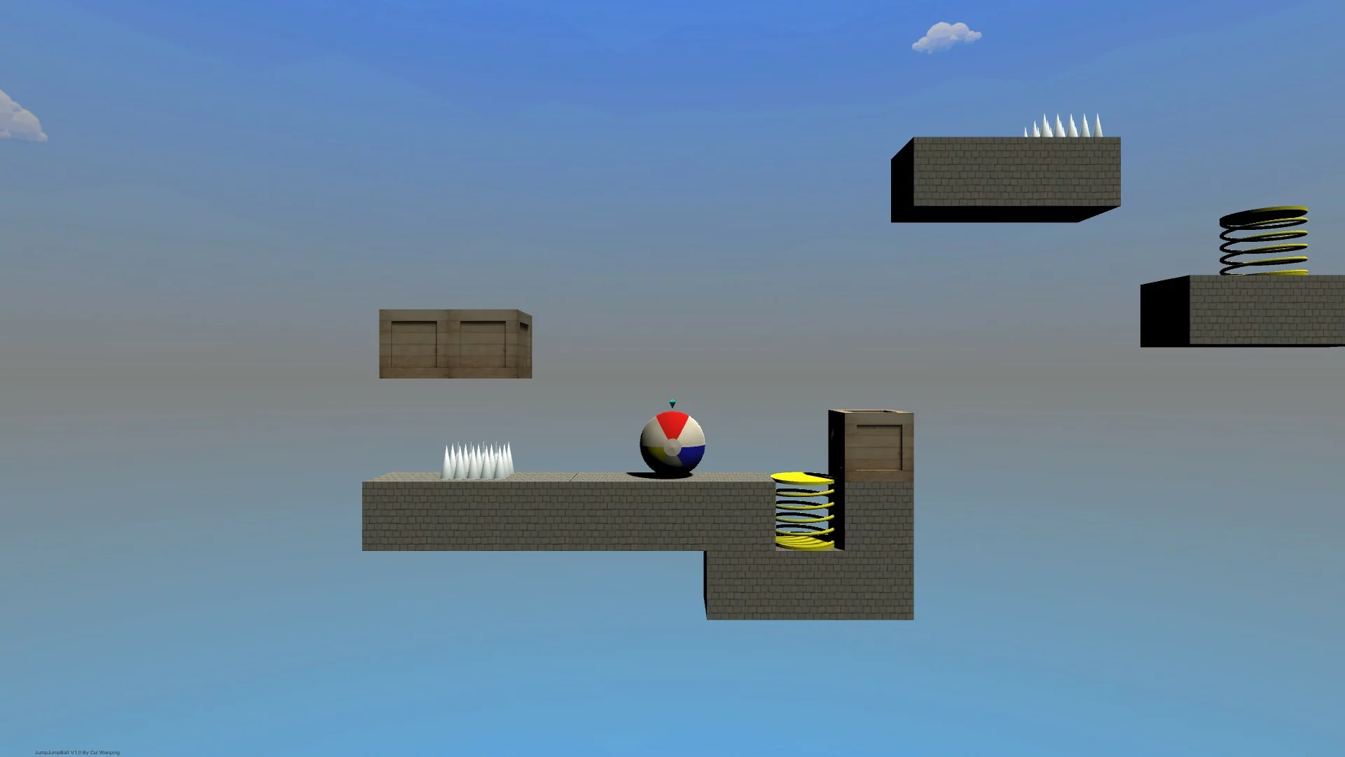 Изображение игры: JumpJumpBall
