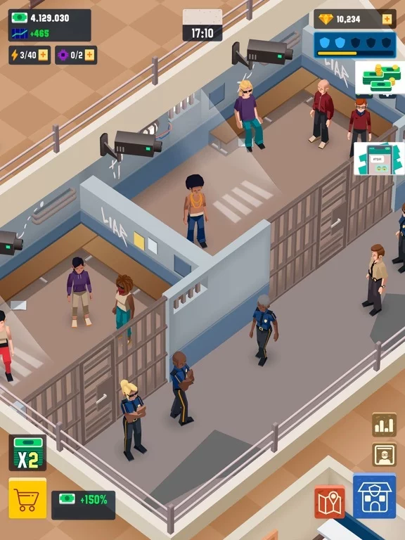 Изображение игры: Idle Police Tycoon - Cops Game