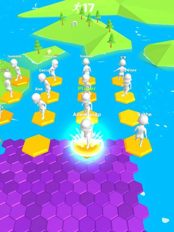 Изображение игры: Do Not Fall .io