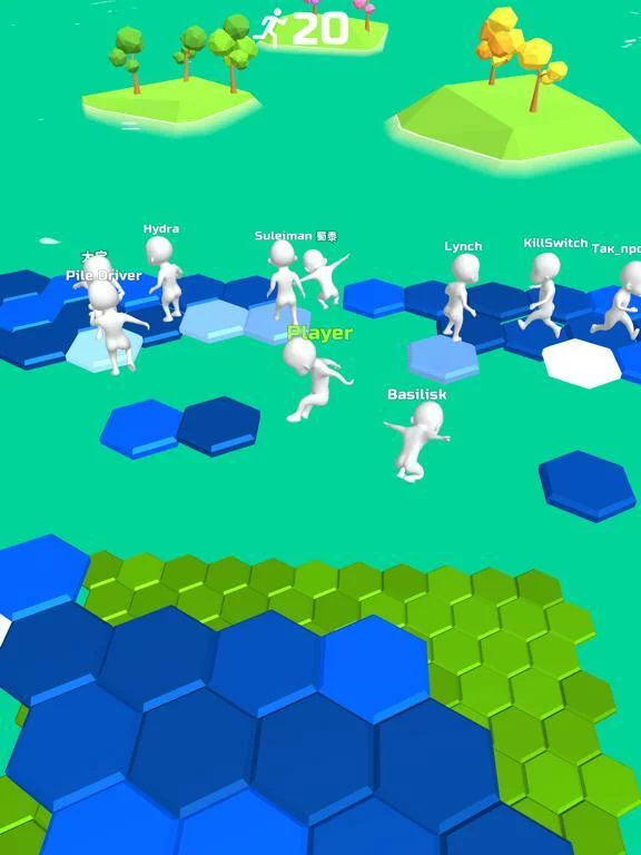 Изображение игры: Do Not Fall .io