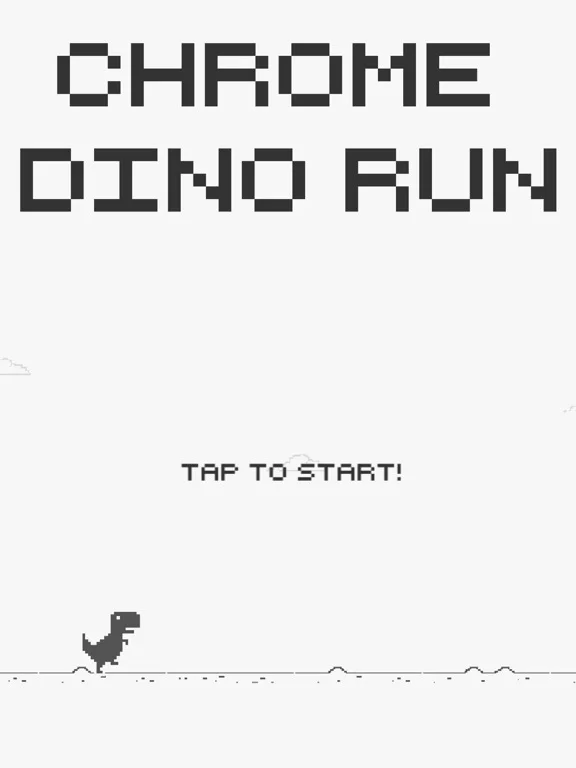 Изображение игры: Chrome Dino Run
