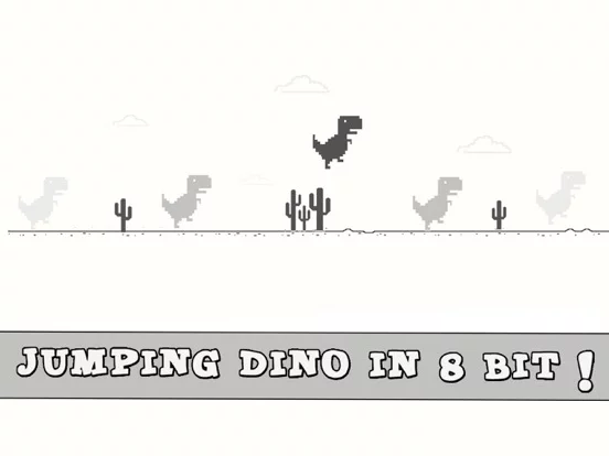 Изображение игры: Dinosaur Widget Jumping Steve: 8bit Game