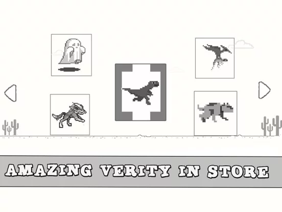 Изображение игры: Dinosaur Widget Jumping Steve: 8bit Game