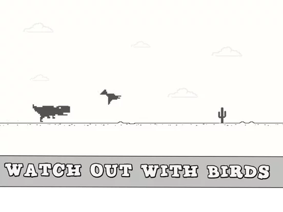 Изображение игры: Dinosaur Widget Jumping Steve: 8bit Game