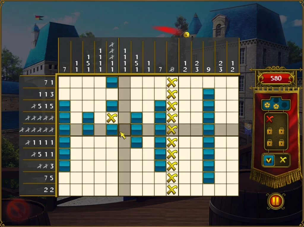 Изображение игры: Fill and Cross Royal Riddles