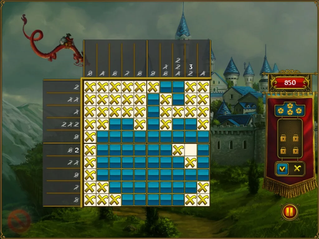 Изображение игры: Fill and Cross Royal Riddles
