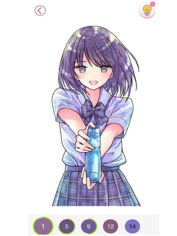 Изображение игры: Tap Anime Color