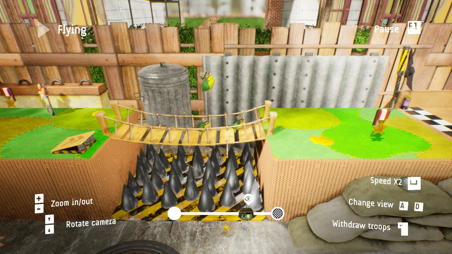 Изображение игры: Flying Soldiers