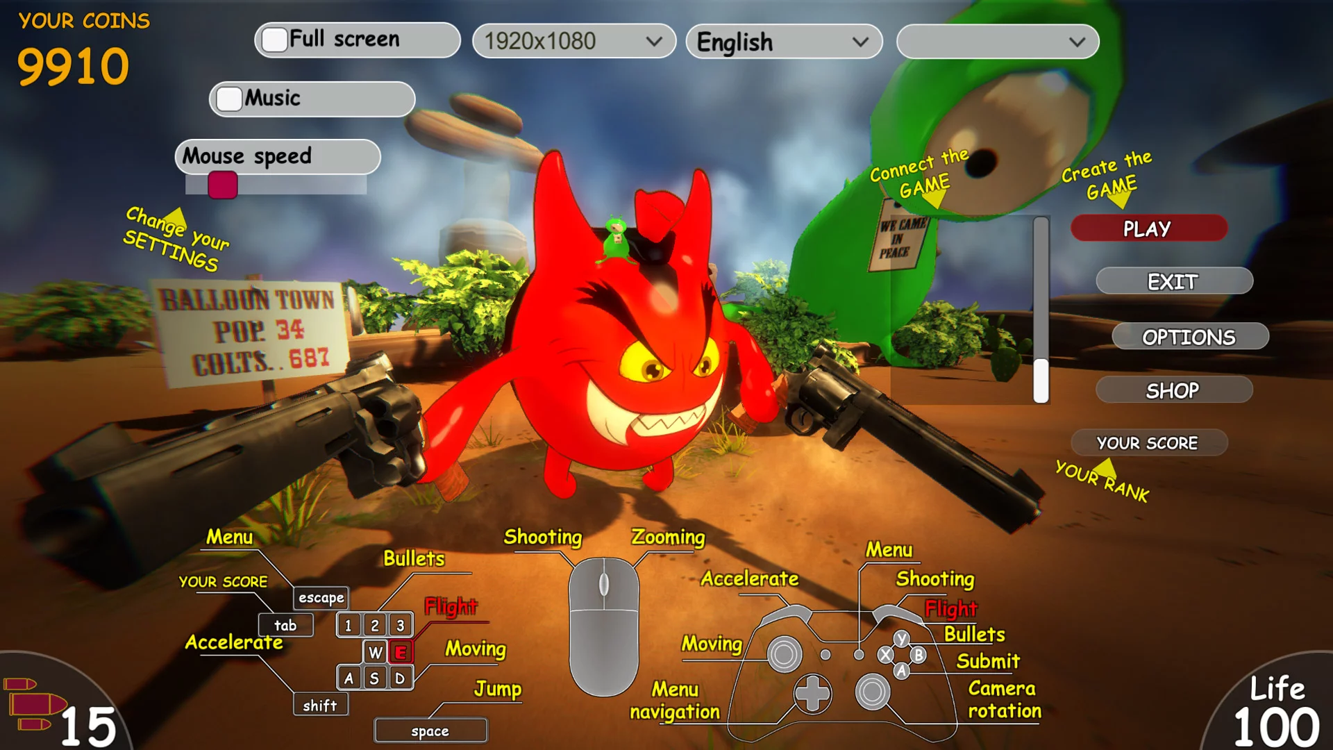 Изображение игры: BALLOON Saga