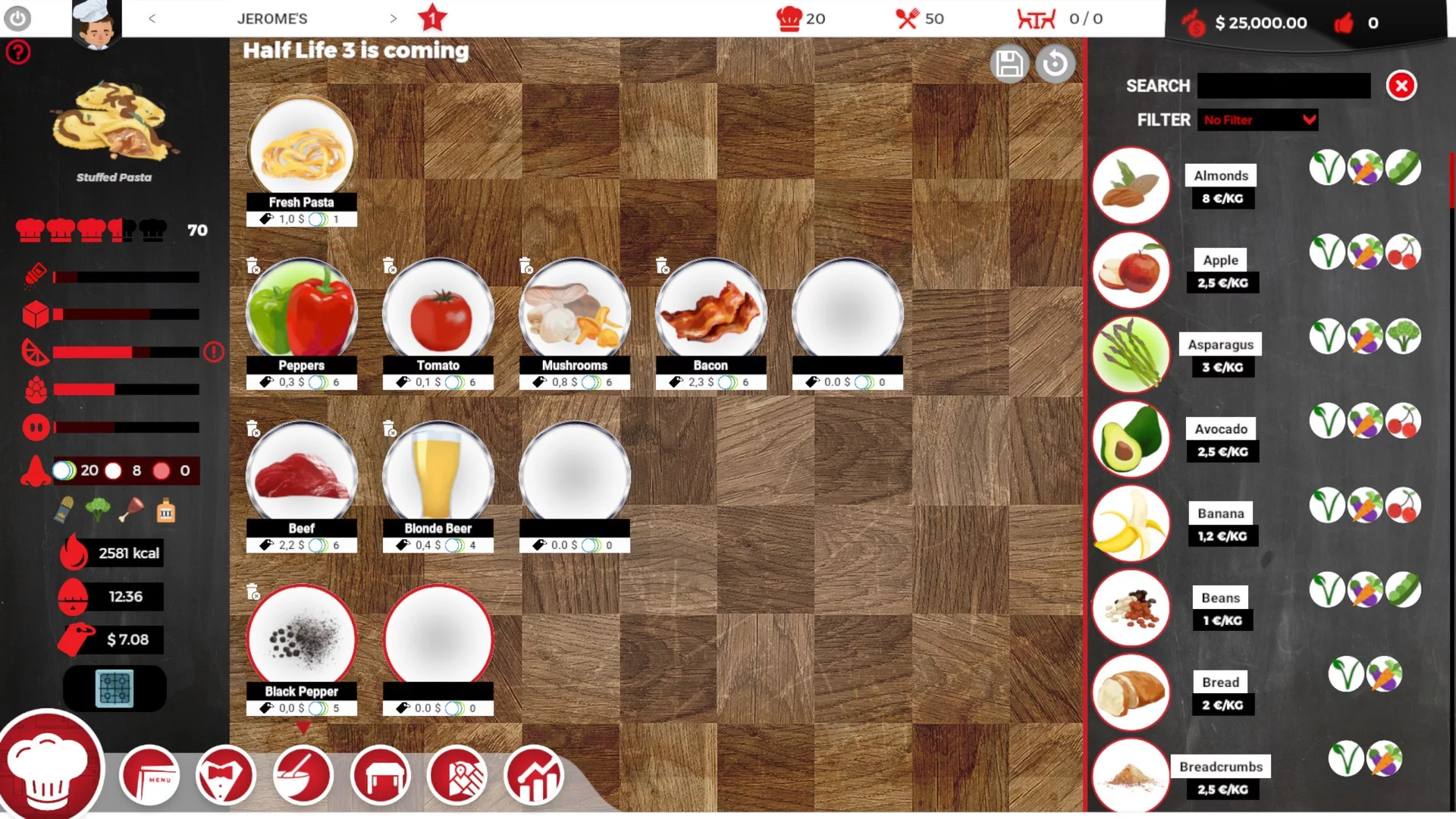 Изображение игры: Chef - A Restaurant Tycoon Game
