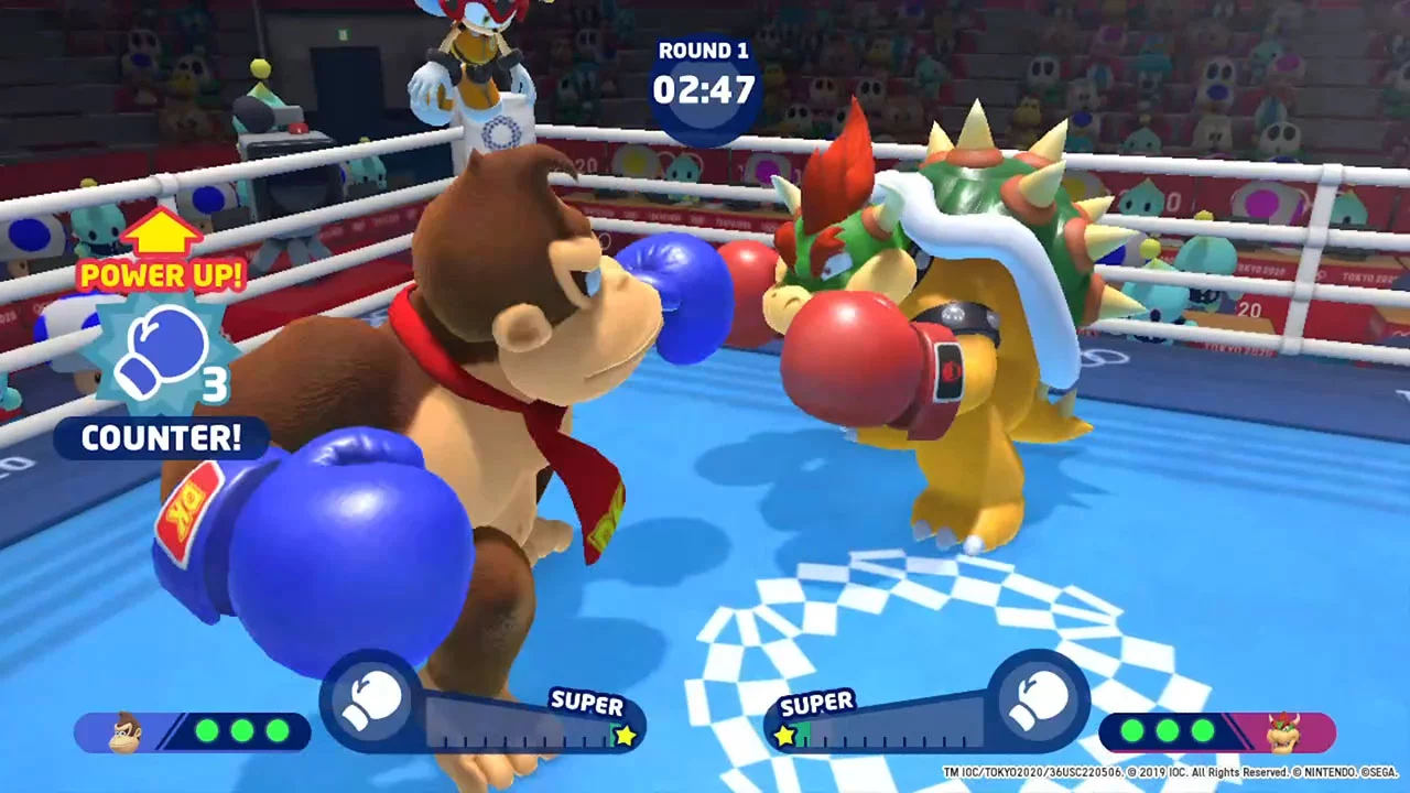 Изображение игры: Mario & Sonic at the Olympic Games Tokyo 2020