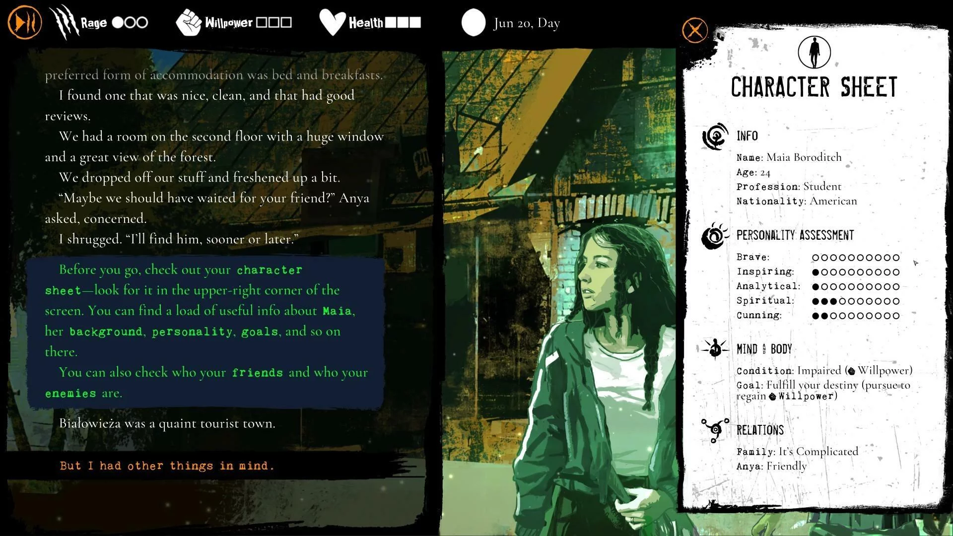 Изображение игры: Werewolf: the Apocalypse - Heart of the Forest Demo