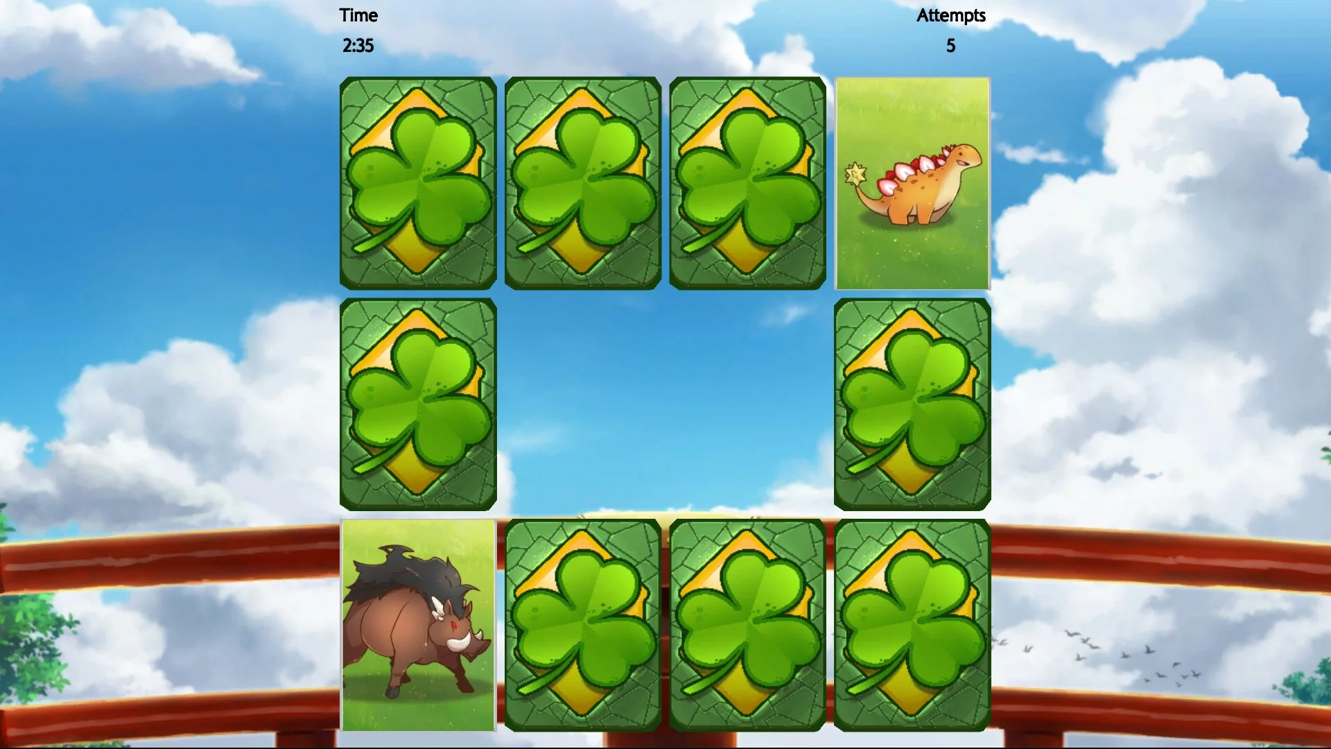Изображение игры: Memory Card Monsters