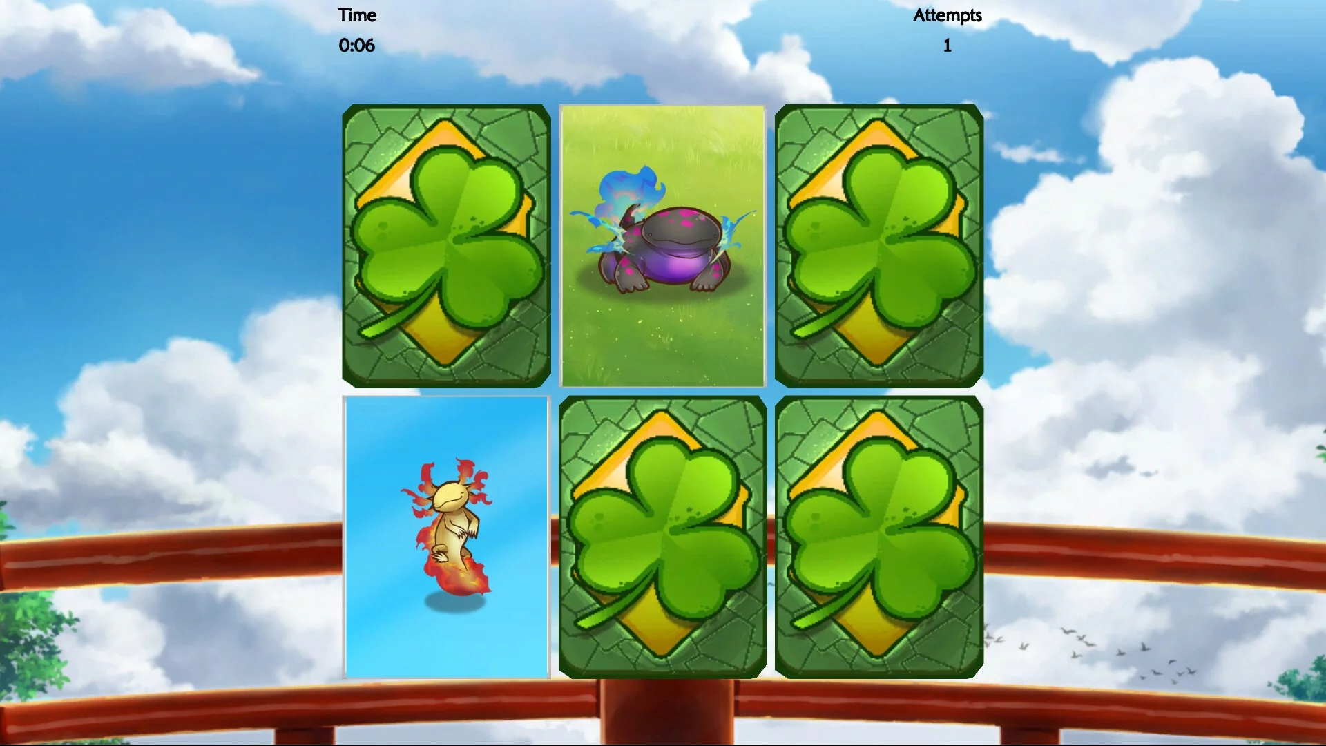Изображение игры: Memory Card Monsters