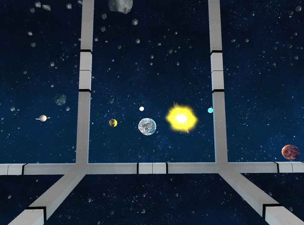 Изображение игры: Astronomy Lab on PC: Relativity, Lunar Landing, Space Flight, and Interstellar Travelling