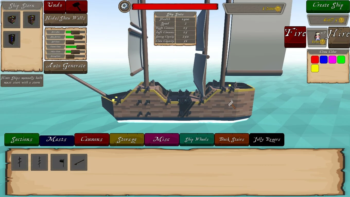 Изображение игры: Poly Pirates