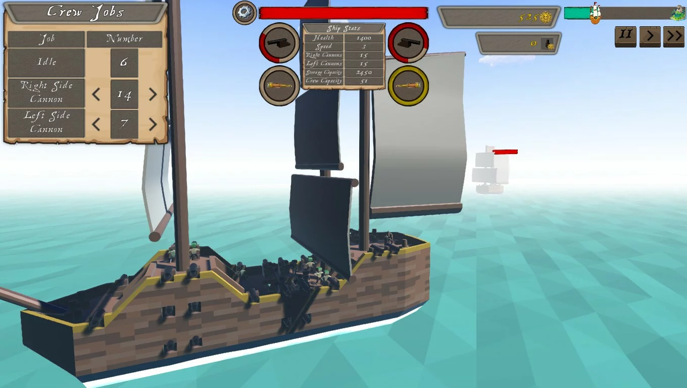 Изображение игры: Poly Pirates