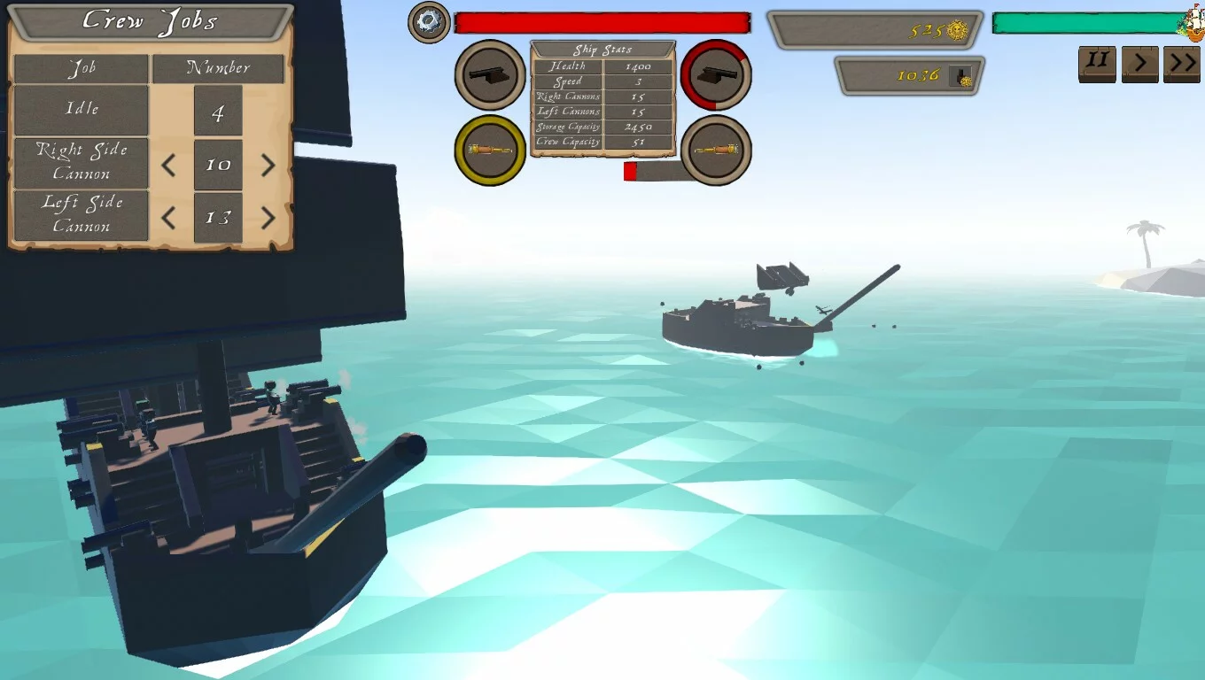Изображение игры: Poly Pirates