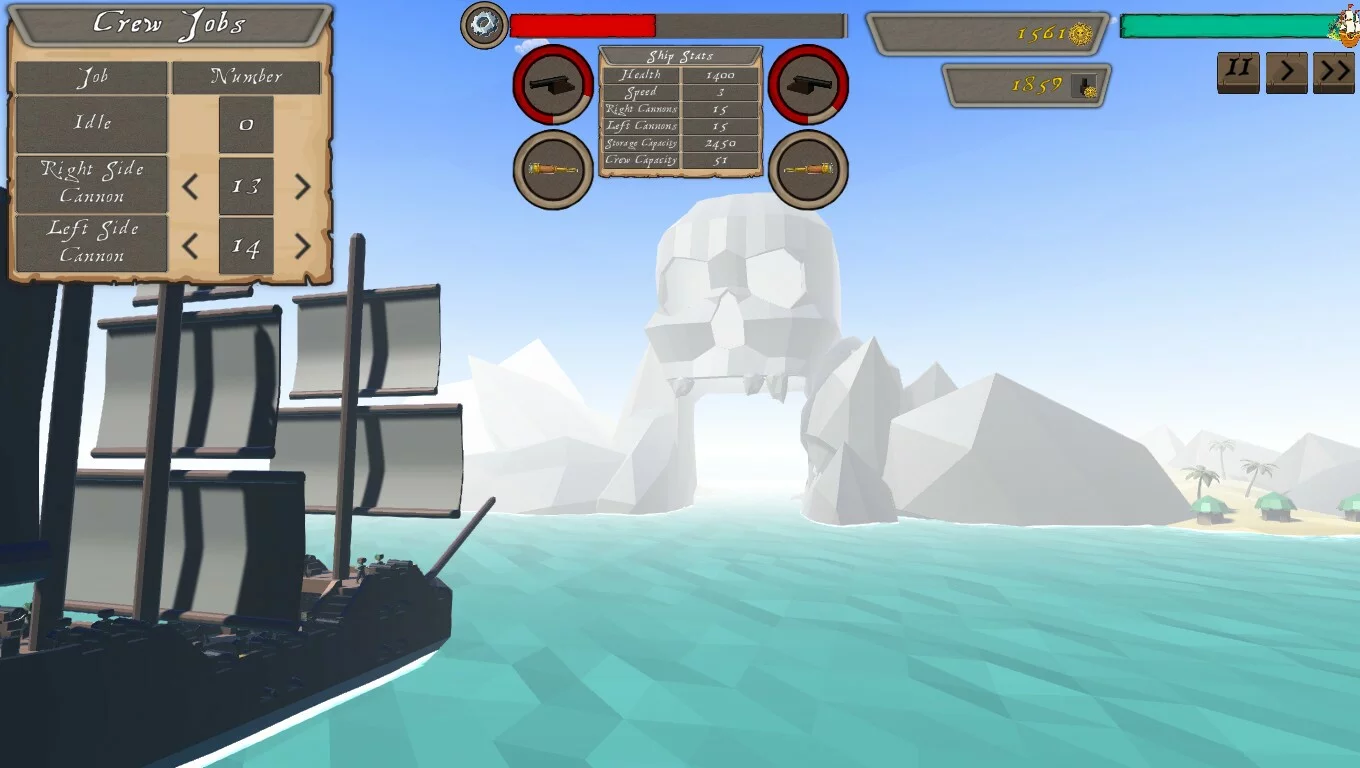 Изображение игры: Poly Pirates