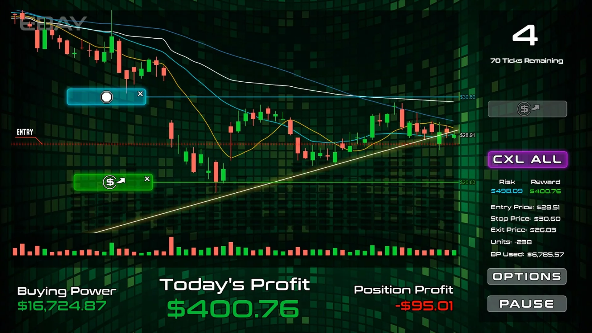 Изображение игры: HYPERBOLIC Arcade Trading