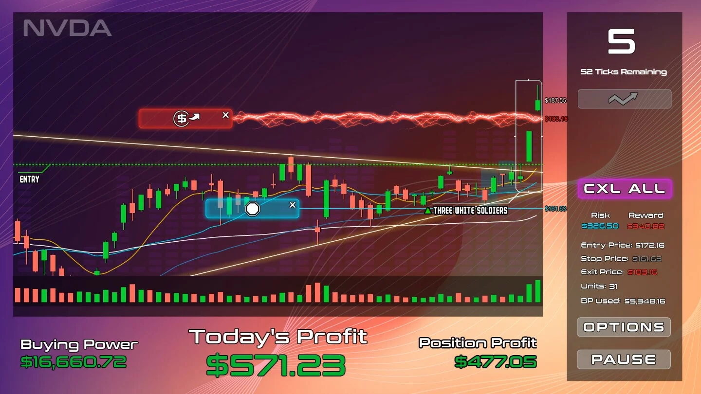 Изображение игры: HYPERBOLIC Arcade Trading