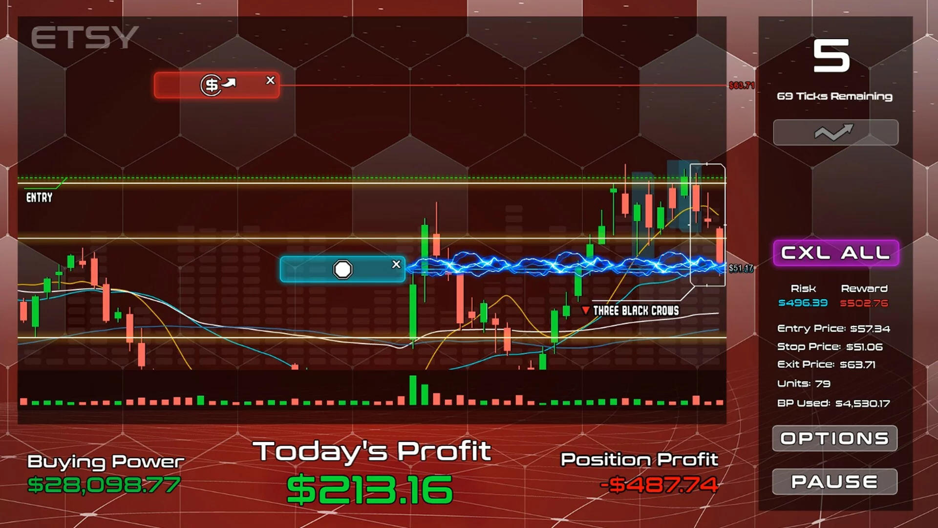 Изображение игры: HYPERBOLIC Arcade Trading