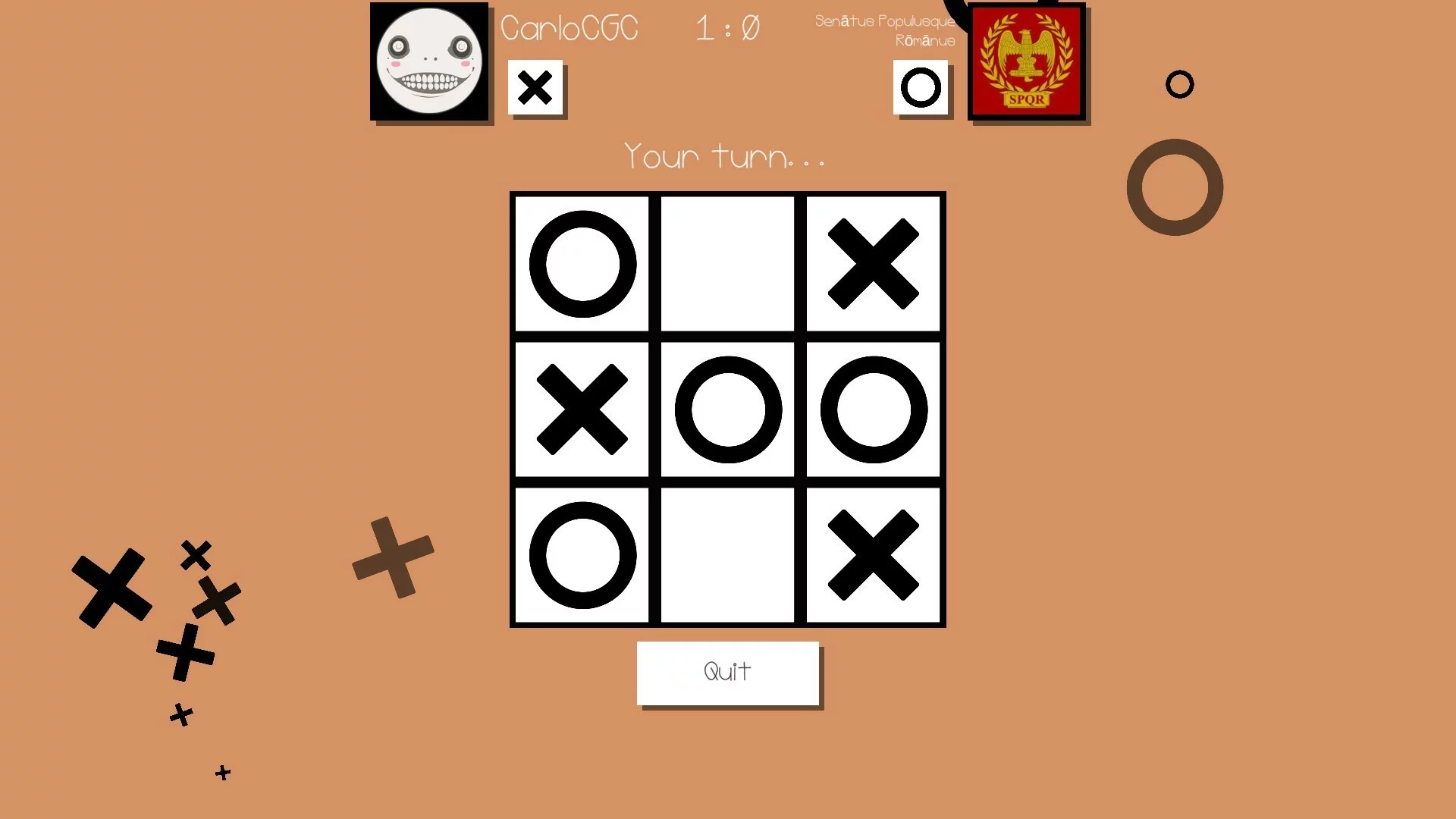 Изображение игры: All For Nought - Tic Tac Toe
