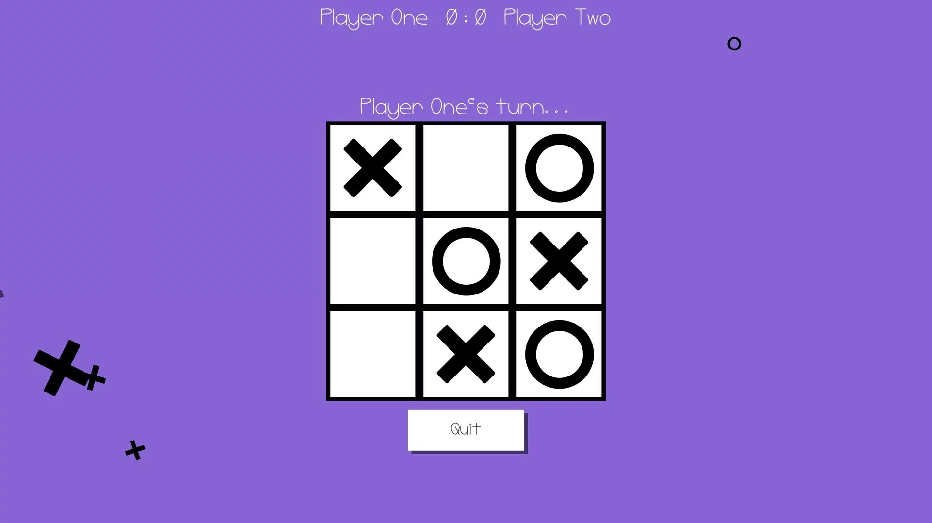 Изображение игры: All For Nought - Tic Tac Toe