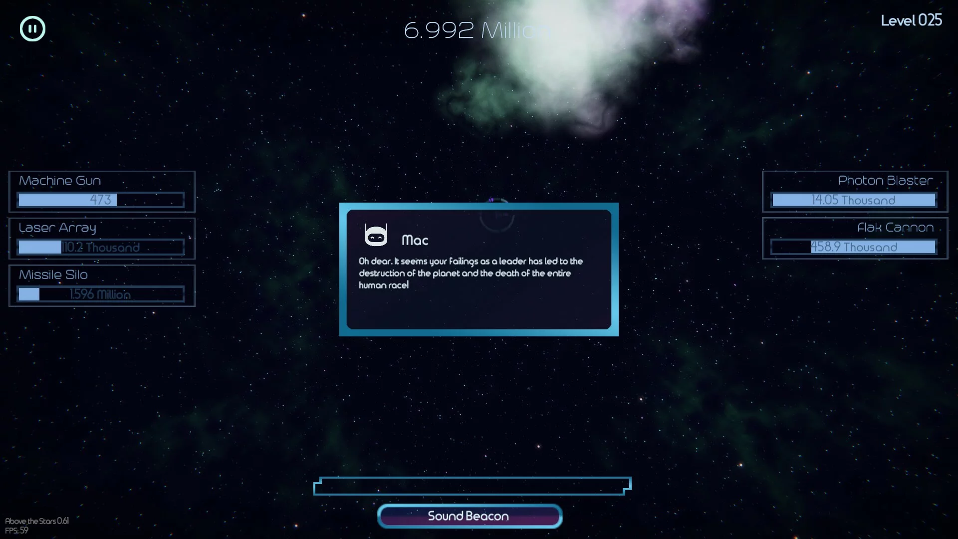 Изображение игры: Above the Stars