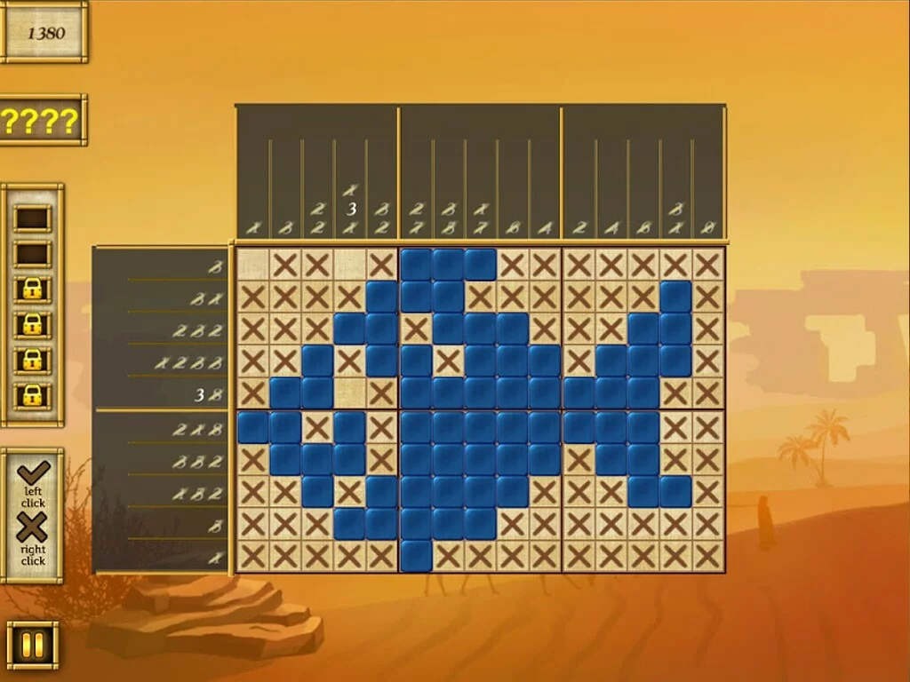Изображение игры: Egypt Picross Pharaohs Riddles
