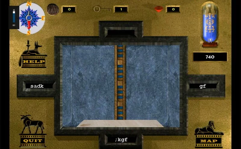 Изображение игры: Tomb Typing