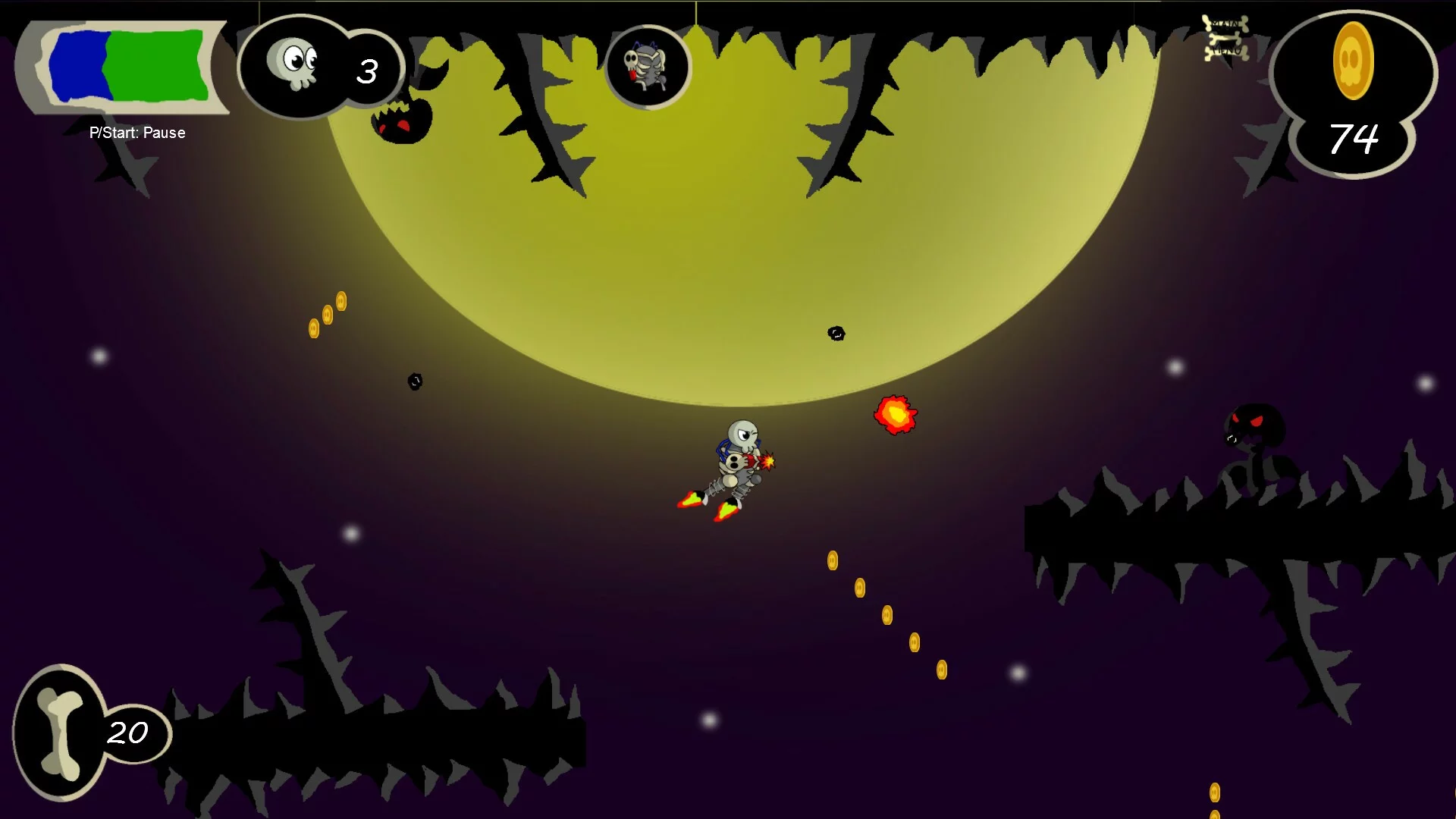 Изображение игры: SkeleToon:forgotten memories