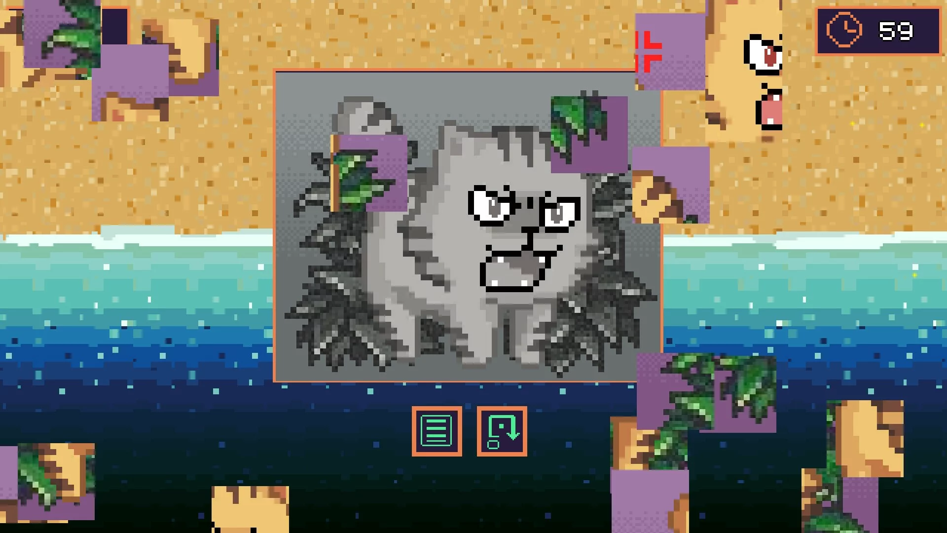 Изображение игры: Puzzle Angry Cat