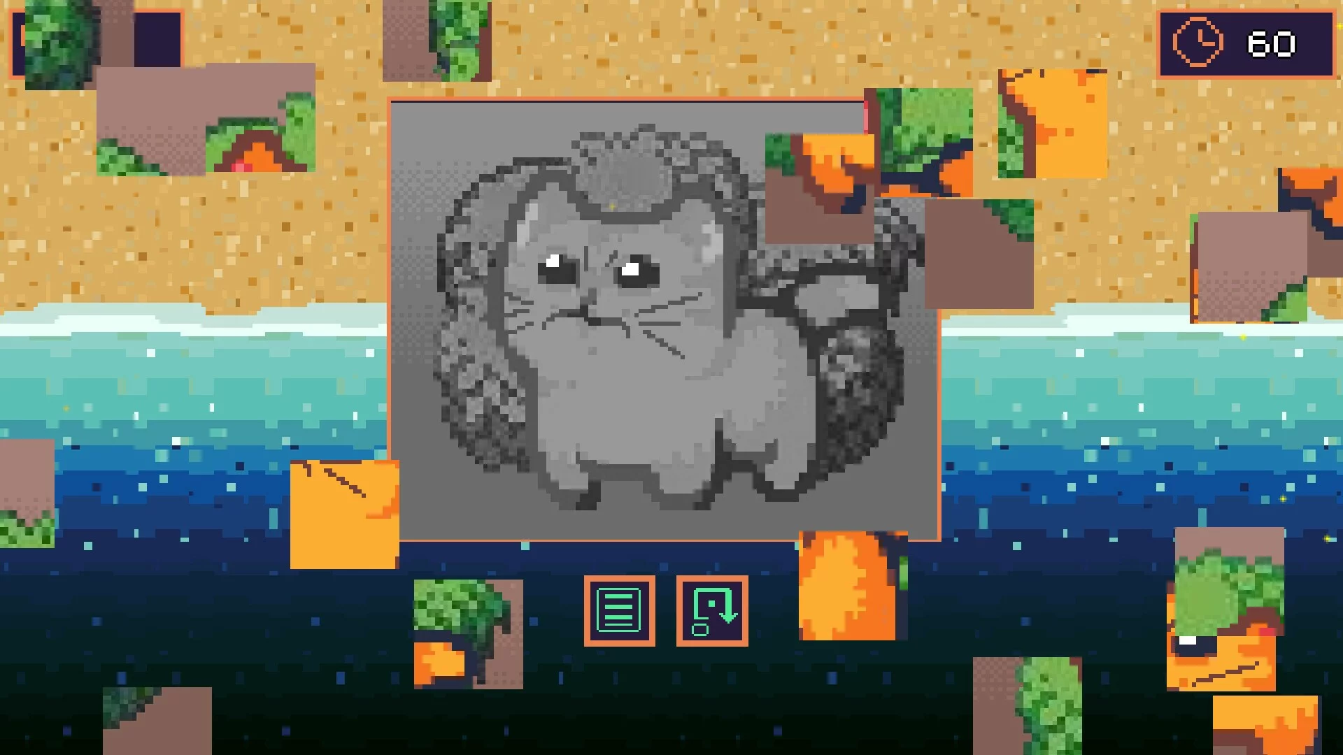 Изображение игры: Puzzle Angry Cat