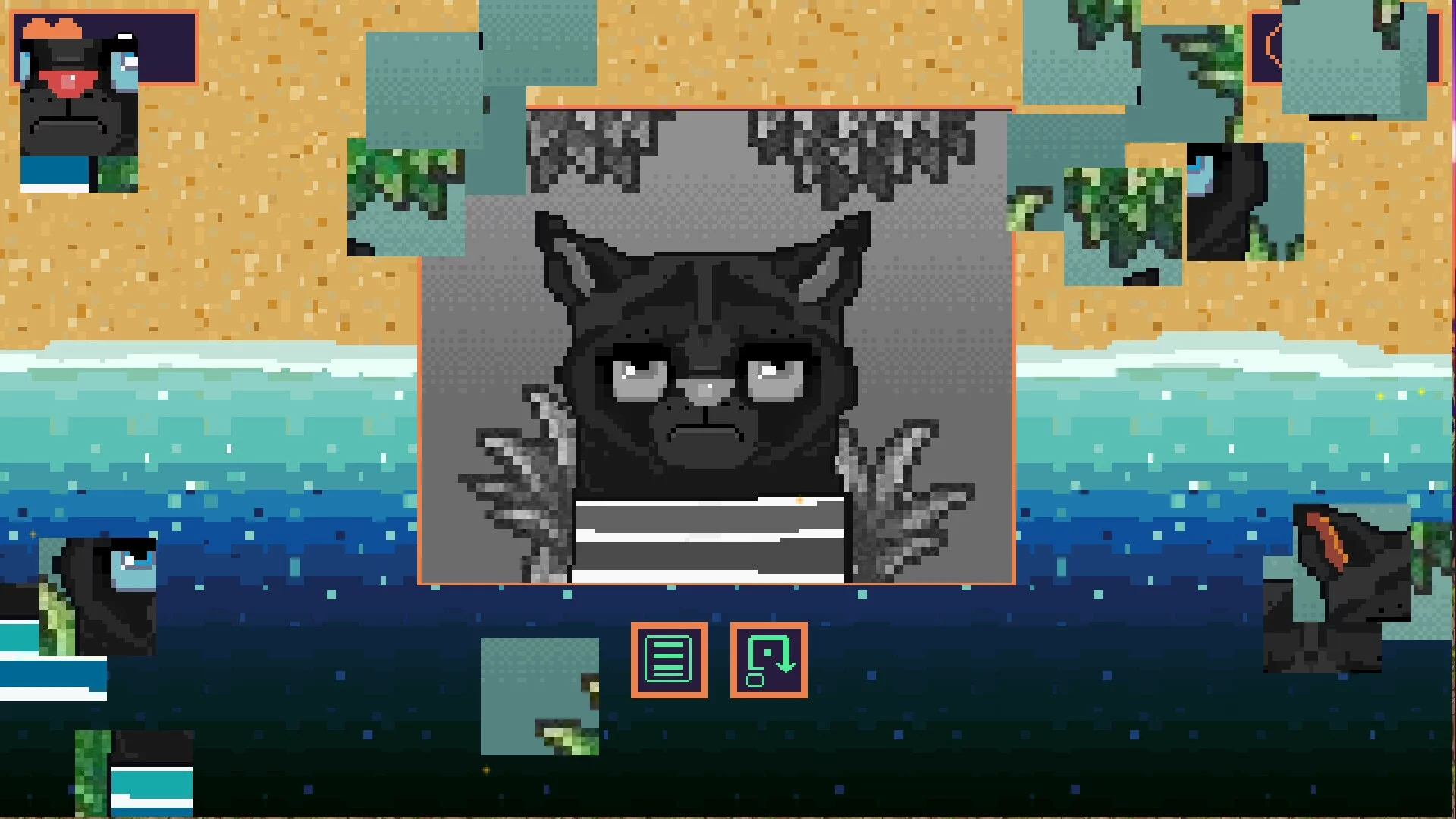 Изображение игры: Puzzle Angry Cat
