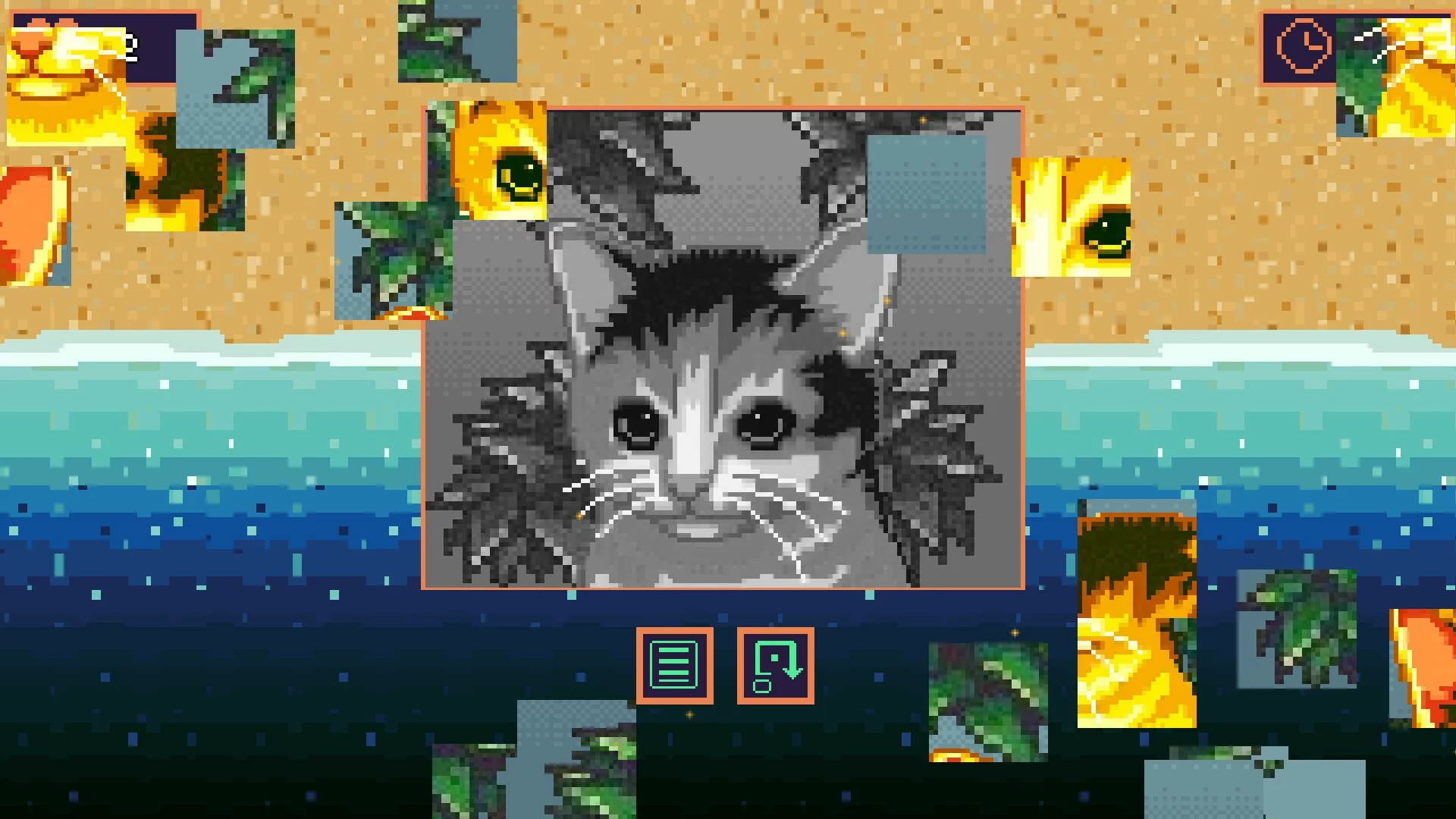 Изображение игры: Puzzle Angry Cat