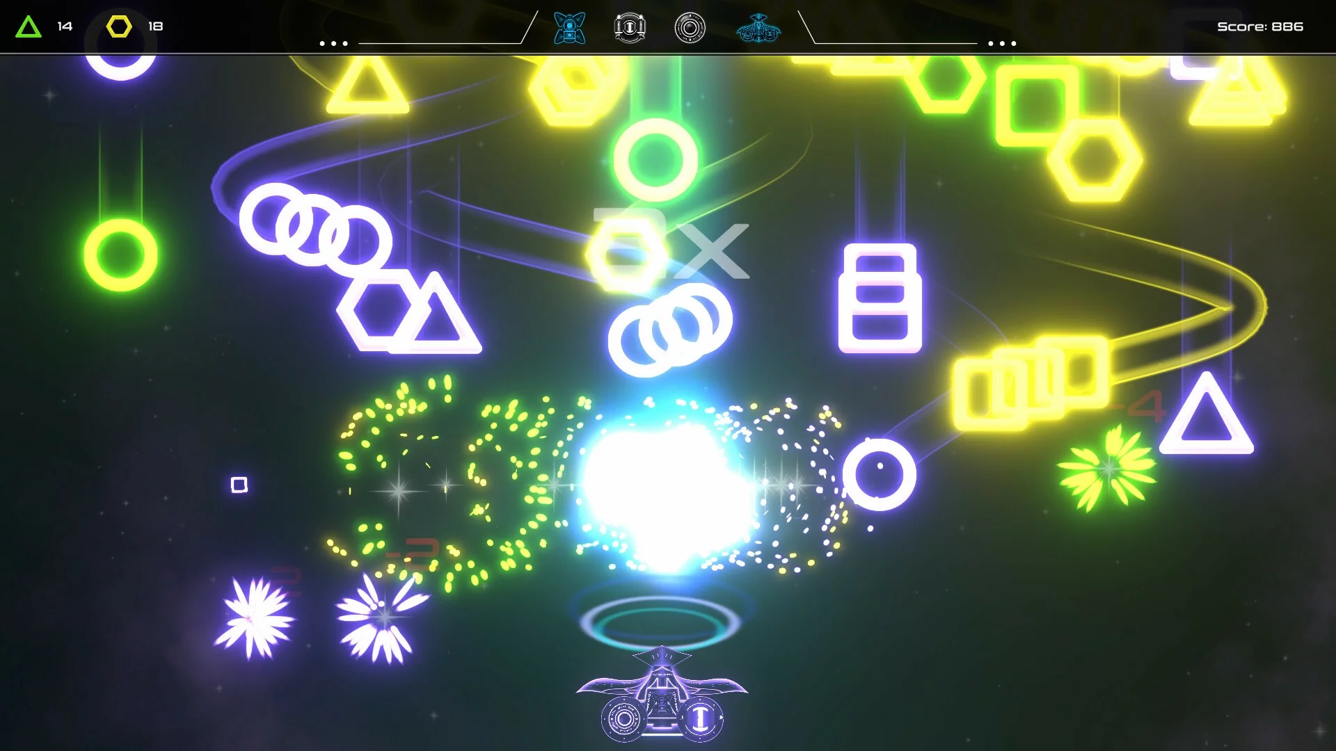Изображение игры: Geometric Feel the Beats
