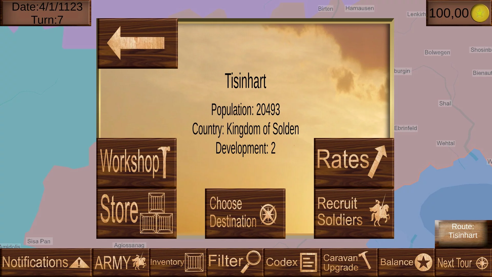 Изображение игры: Caravan Trade Tycoon