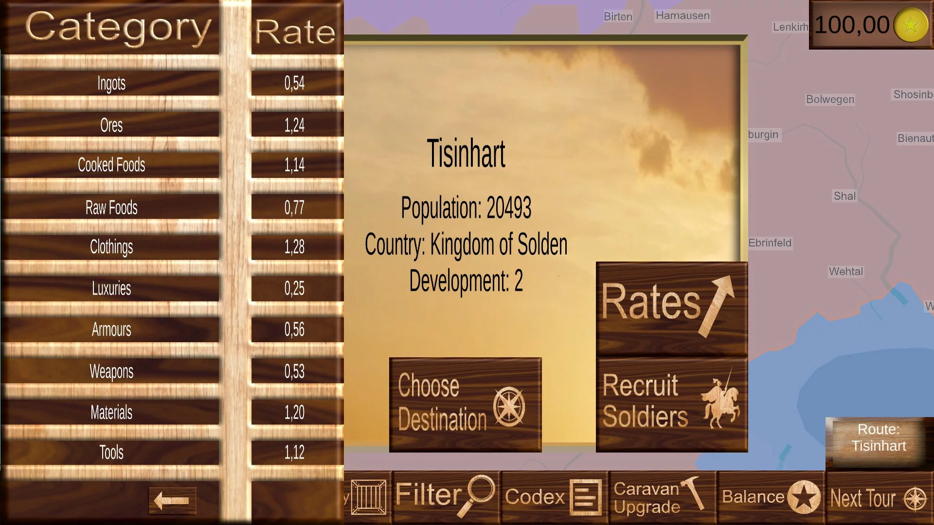 Изображение игры: Caravan Trade Tycoon