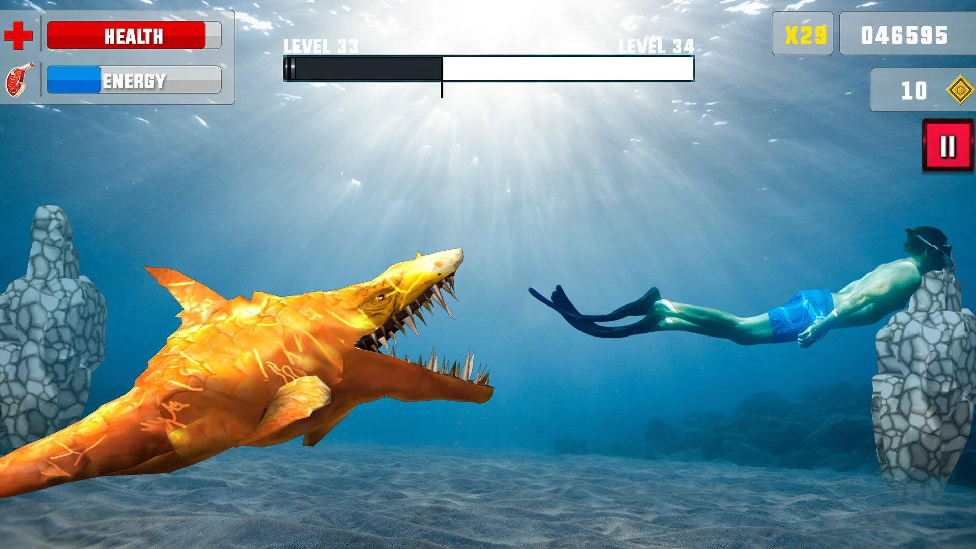 Изображение игры: Shark Attack