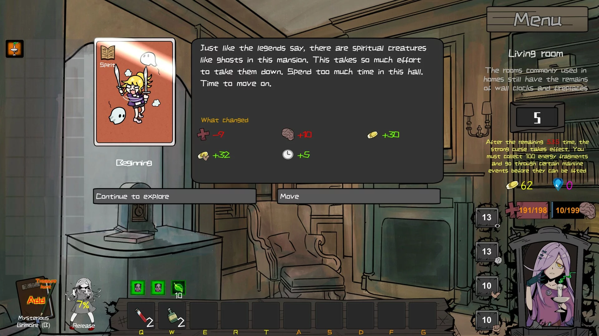 Изображение игры: 《Curse of disaster spirit: Anecdotes of mansion》