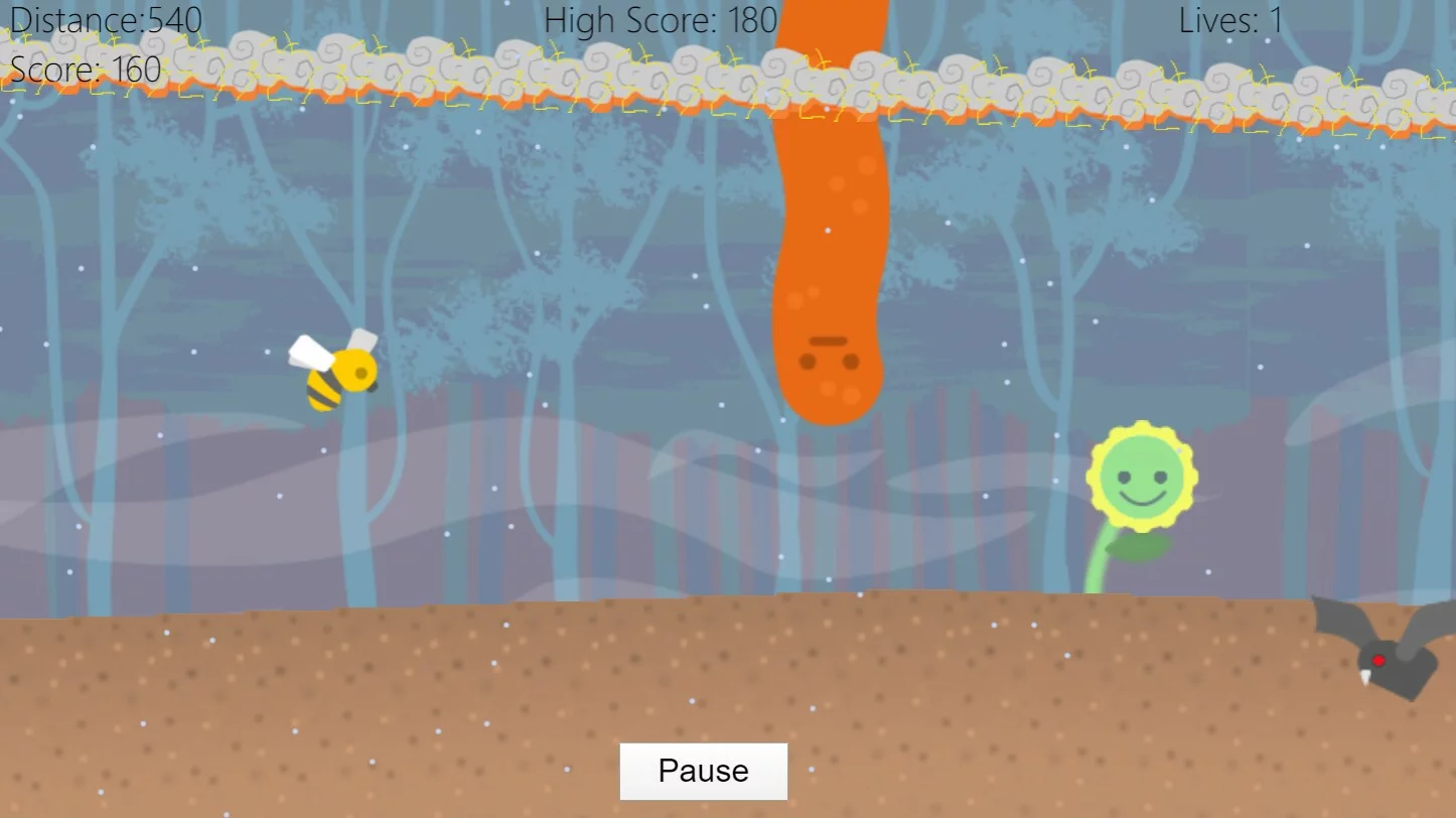 Изображение игры: Flappy Bee