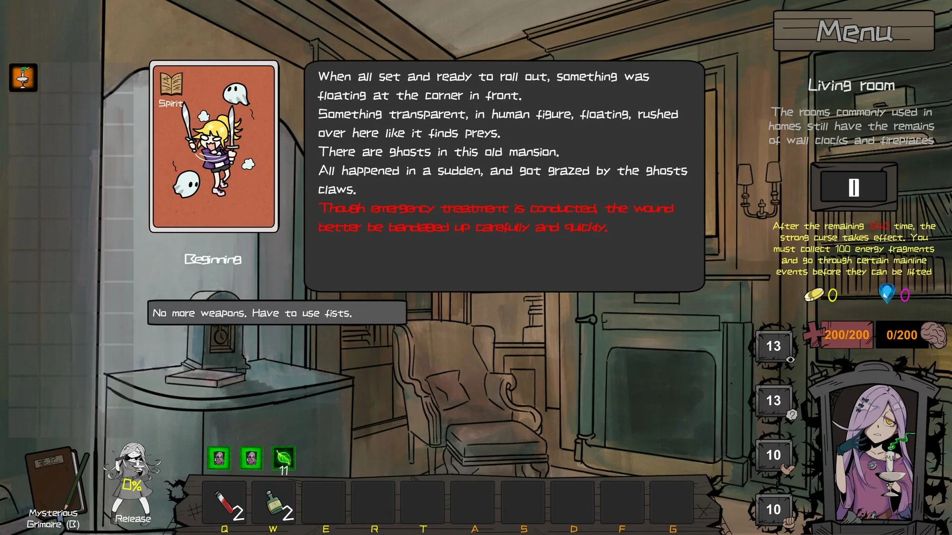 Изображение игры: 《Curse of disaster spirit: Anecdotes of mansion》