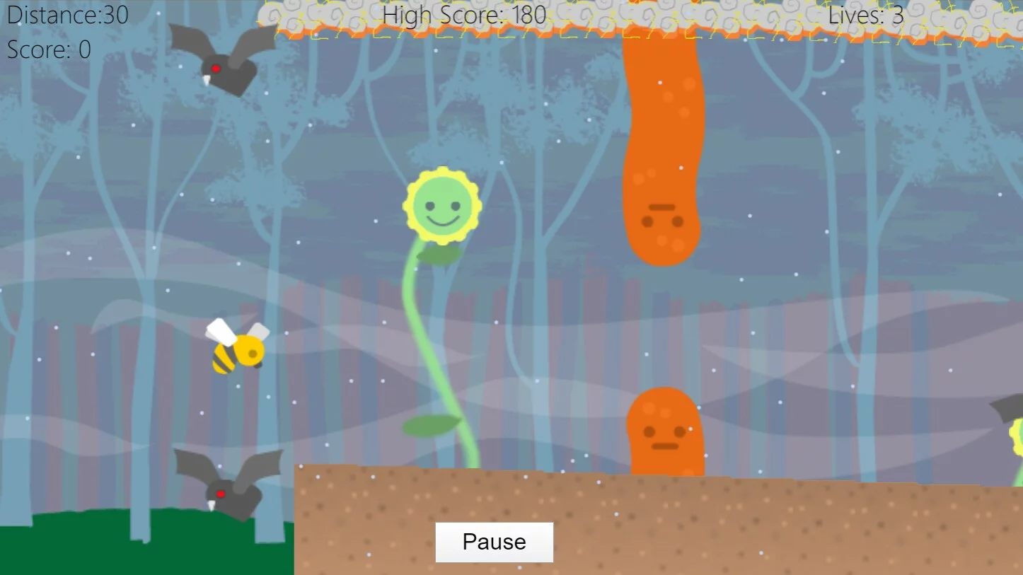 Изображение игры: Flappy Bee