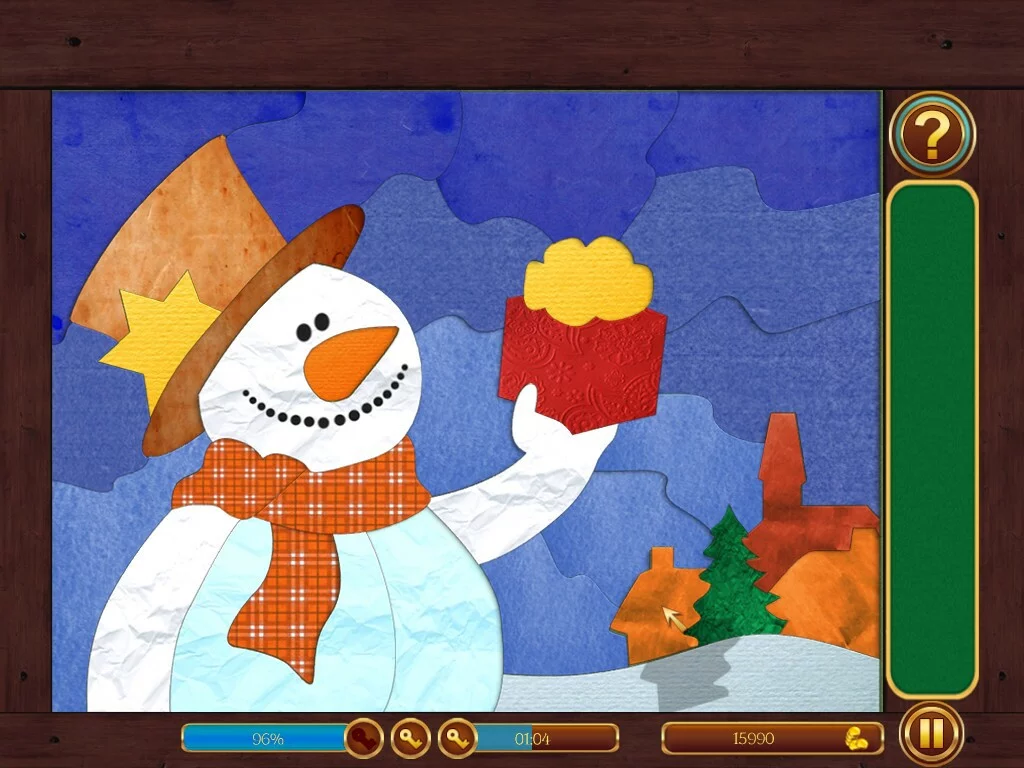 Изображение игры: Christmas Patchwork Frozen