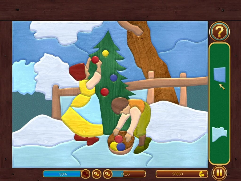 Изображение игры: Christmas Patchwork Frozen