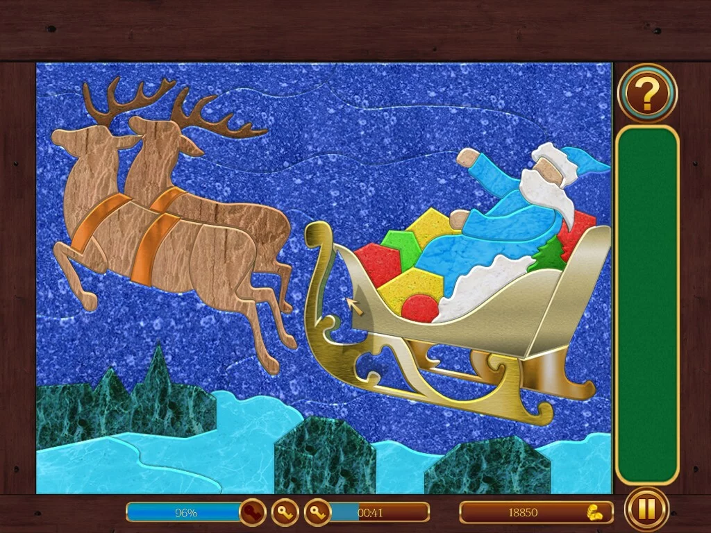 Изображение игры: Christmas Patchwork Frozen