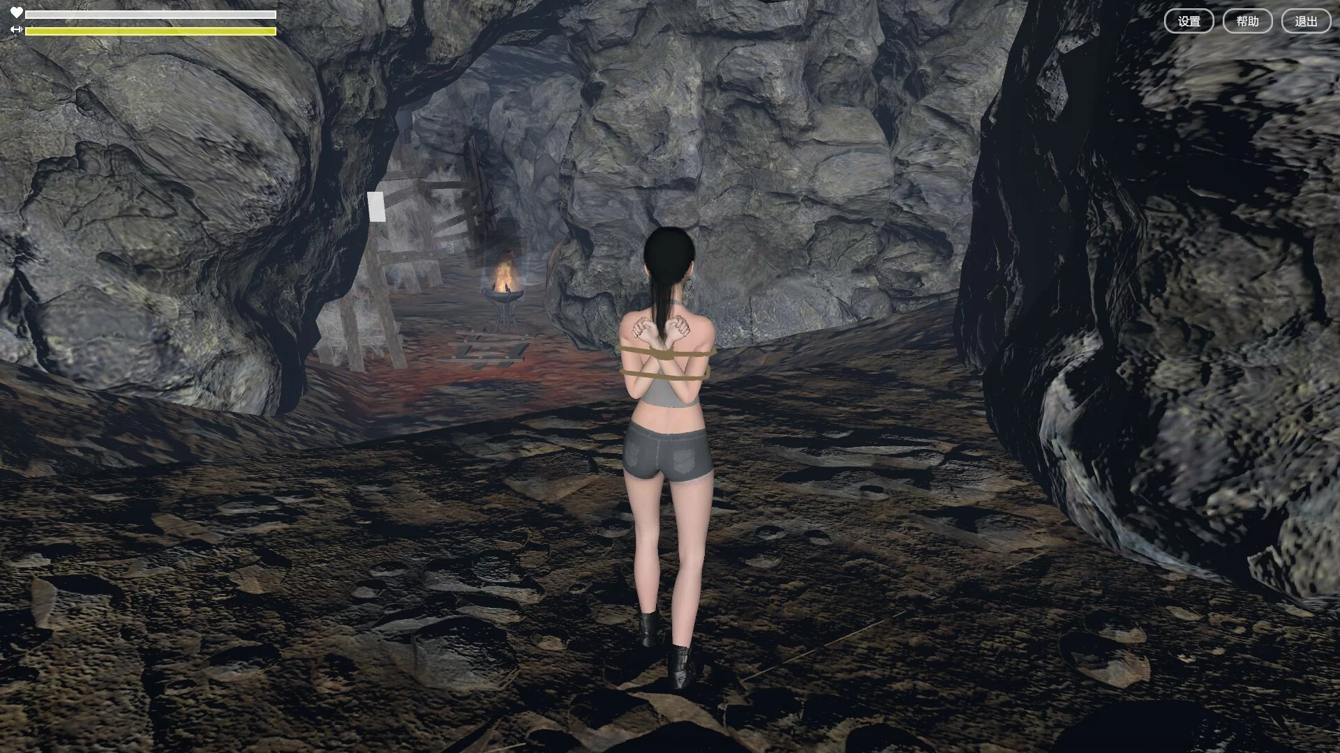 Изображение игры: Explore Girl · Rope Sprite