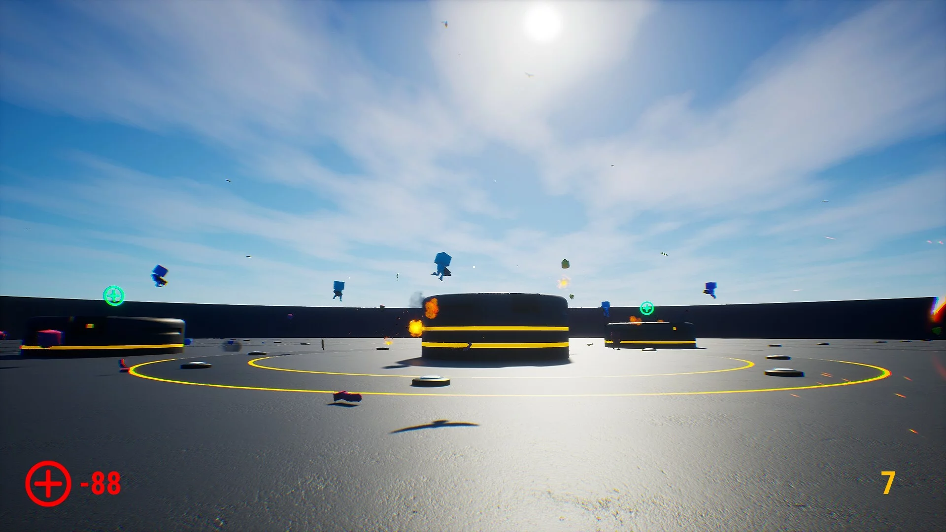 Изображение игры: Rocket Bots